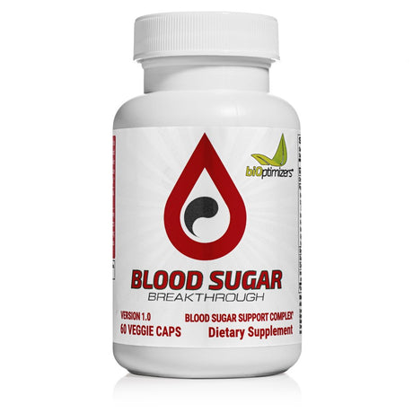 BLOOD SUGAR BREAKTHROUGH - Optimize Your Blood Sugar Levels and Enhance Your Metabolism with Supplements for Blood Sugar Balance - Optimize Your Gut Biome - Improves Carbohydrate Metabolism (60 Count)