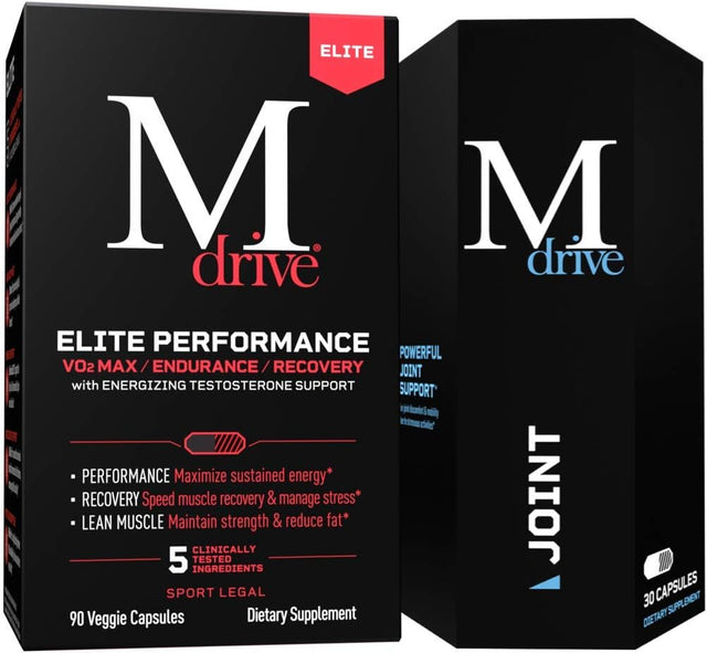 Mdrive Elite Natural Energizing Booster Joint Support Bundle