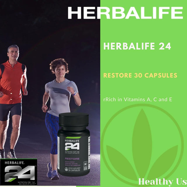 Herbalife 24 - Restore - Nutrition for the 24-Hour Athlete (Restore) 30 Capsules