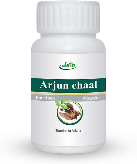 Jain'S Arjun Chaal Powder - 100 GMS - Indian Ayurveda'S Pure Natural Herbal Supplement Powder