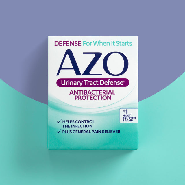 AZO Urinary Tract Defense Antibacterial Protection, #1 Most Trusted Urinary Health Brand, 24 Tablets