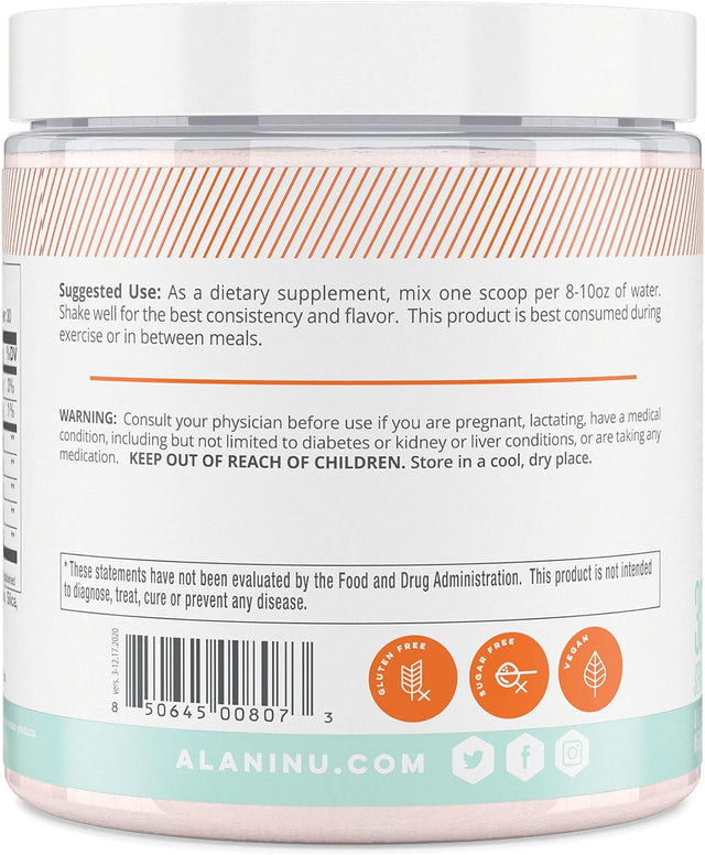 Alani Nu BCAA SOUR GUMMIES | Branch Chain Essential Amino Acids | 2:1:1 Formula | Supplement Powder | Muscle Recovery Vitamins for Post-Workout | 30 Servings