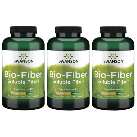 Swanson Bio-Fiber - Fibersol-2 750 Mg 180 Caps 3 Pack