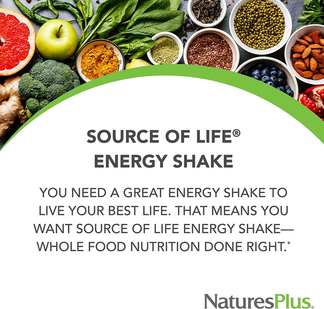 Naturesplus Source of Life Energy Shake, Creamy Granola - 5 Lbs, Pack of 2 - Provides 13G Complete Protein, Vitamins & Minerals - Non-Gmo, Gluten Free, Vegetarian - 116 Total Servings