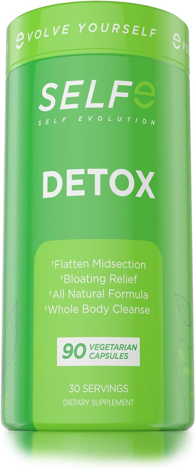 Detox Colon Cleanser & Detox Pills, Healthy Digestive Function Extra Strength Cleansing Supplement (90 Capsules)