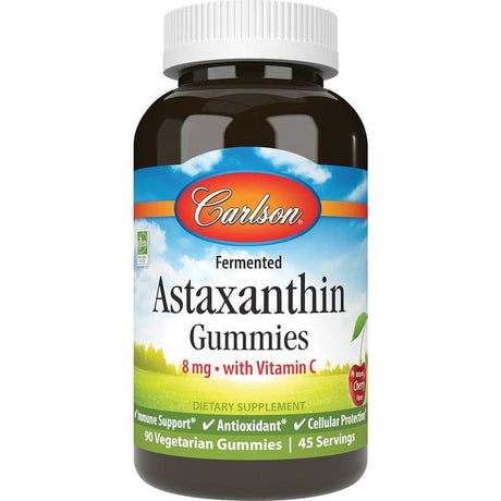 Astaxanthin with Vitamin C - 90 Gummies, by Carlson Labs