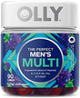 OLLY Men'S Multivitamin Gummy, Overall Health and Immune Support, Vitamins A, C, D, E, B, Lycopene, Zinc, Adult Chewable Vitamin, Blackberry, 45 Day Supply - 90 Count 90 Count (Pack of 1) Bottle