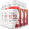 (5 Pack) Life Boost Keto ACV Gummies - Supplement for Weight Loss - Energy & Focus Boosting Dietary Supplements for Weight Management & Metabolism - Fat Burn - 300 Gummies