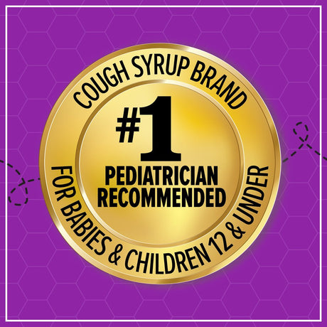 Zarbee’S Kids Cough + Immune Daytime for Ages 2-6 with Honey, Vitamin D & Zinc, Mixed Berry, 8FL Oz