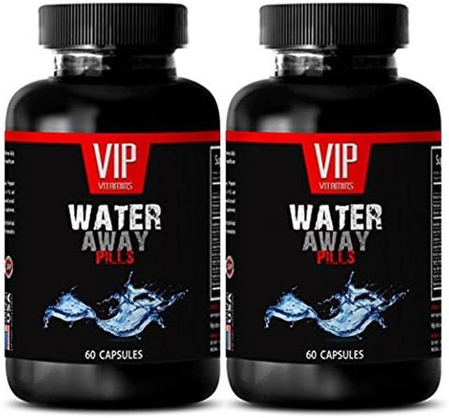 Antioxidant Free Radical Formula - Water Away Pills 700MG - Immune System Diet, Water Pills Water Retention, Antioxidants Supplement, Water Pills for Women, Water Pills Diuretic, 2 Bottles 120 Caps