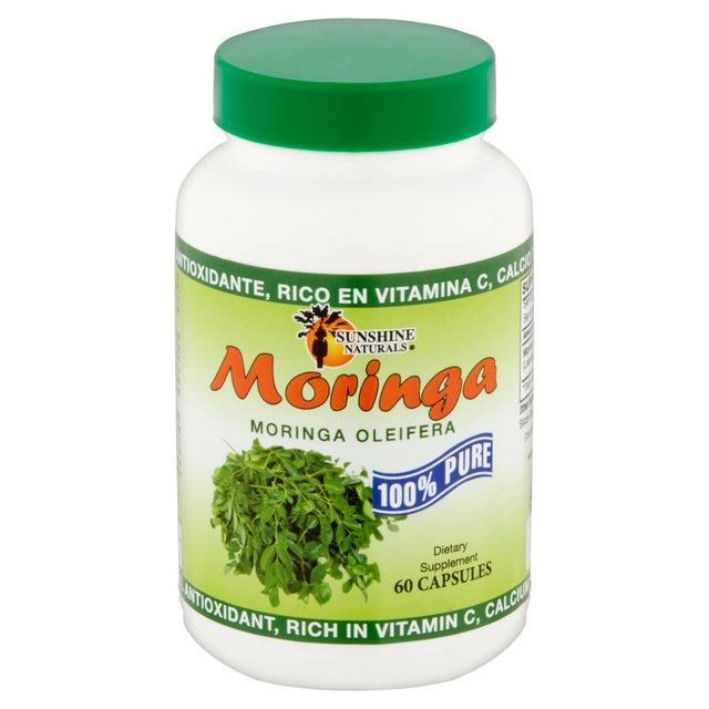 Sunshine Naturals Moringa Oleifera Capsules, 800 Mg, 60 Ct