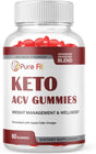 (1 Pack) Pure Fit Keto ACV Gummies - Supplement for Weight Loss - Energy & Focus Boosting Dietary Supplements for Weight Management & Metabolism - Fat Burn - 60 Gummies