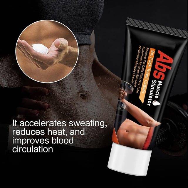 Belly Fat Burners, Cellulite Fat Burning Cream Abdominal Muscle Cream Easily Absorbed for Strengthening Abdominal Muscles for Shaping