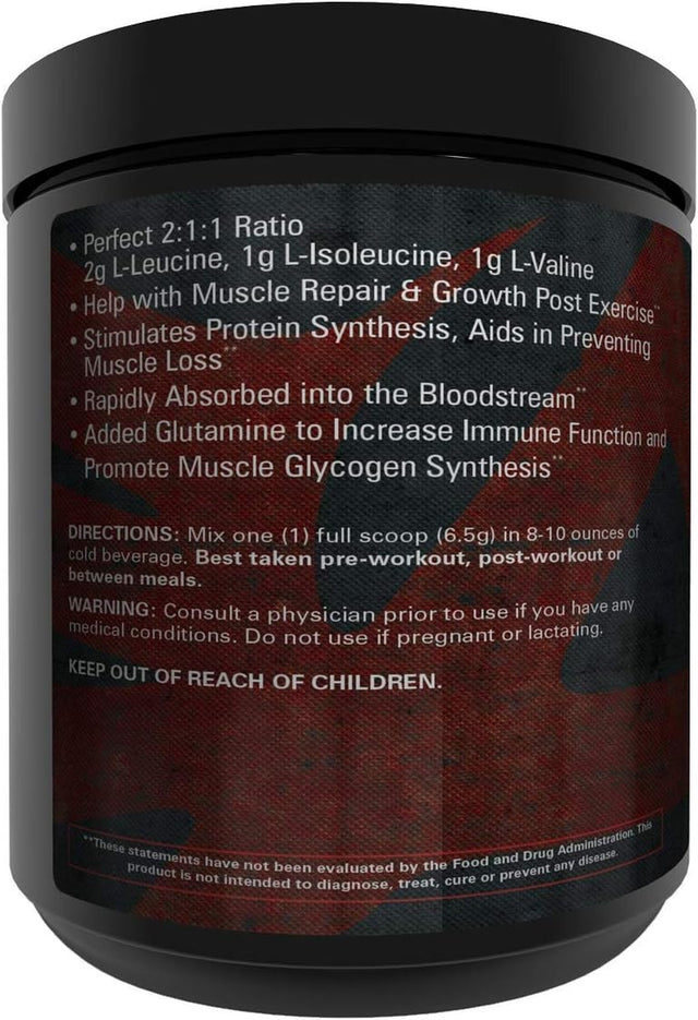 Instantized BCAA, 2:1:1 Ratio (2G L-LEUCINE, 1G L-ISOLEUCINE, 1 G L-VALINE), 50 Servings (Grape)