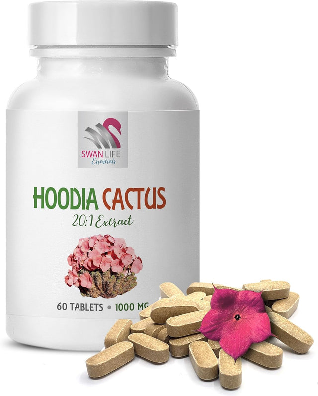 Hoodia Gordonii Extract - HOODIA CACTUS 20:1 EXTRACT - Weight Loss Pills - Appetite Suppressants, Hoodia Gordonii Plant, Hoodia Gordonii Pills, Hoodia Cactus, Hoodia Weight Loss, 1 Bottle 60 Tablets