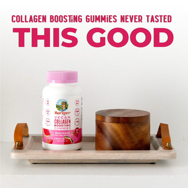 Vegan Collagen Boosting Gummies for Hair Skin & Nail Health by Maryruth'S