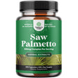 Pure Saw Palmetto Extract Capsules - Enhanced Hair Growth Supplement with Saw Palmetto for Women and Men - Saw Palmetto Capsules with anti Aging Hair Vitamins for Faster Hair Growth for Men and Women