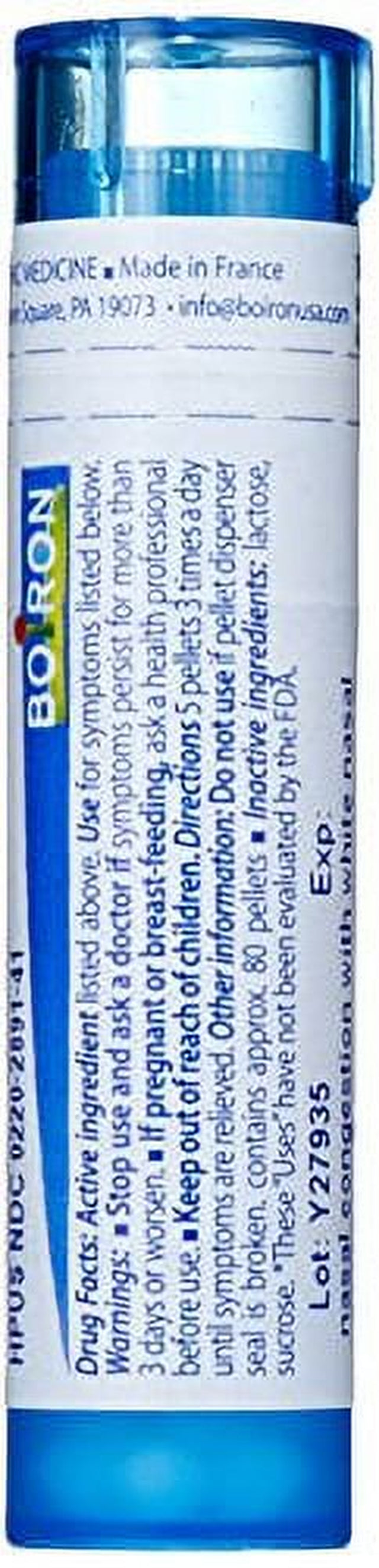 Boiron Kali Muriaticum 30C (Pack of 5), Homeopathic Medicine for Nasal Congestion