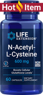 LIFE EXTENSION N-ACETYL- L- CYSTEINE (NAC) 600Mg 60 Capsule