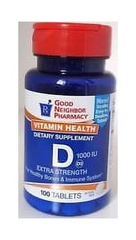 GNP Vitamin D-3 1000 IU Tablets 100 Tablets