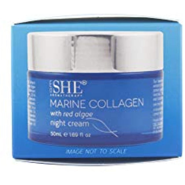 Om SHE Aromatherapy Marine Collagen with Red Algae Night Cream