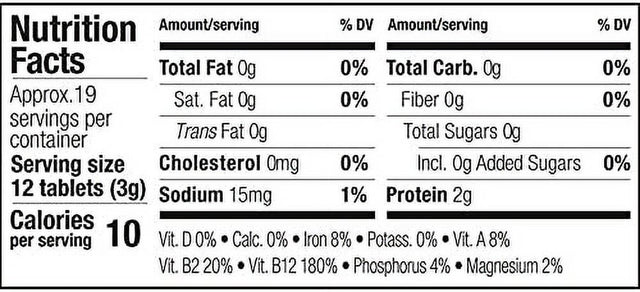 SPIRULINA & CHLORELLA TABLETS, 2Oz