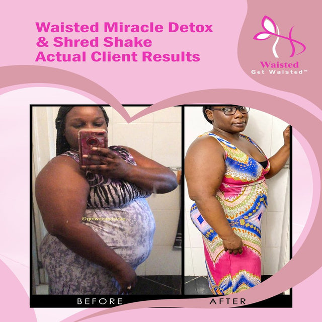 Waisted Miracle Detox & Shred Shake, Shred Belly Fat, Get Rid of Bloating, Toxins, Parasites, Feces and Kickstart Your Metabolism, 15 Servings