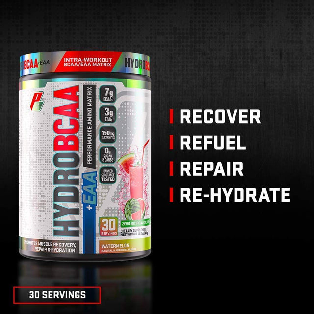 Prosupps® Hydrobcaa® BCAA/EAA Full Spectrum Matrix, 7G Bcaas, 3G EAAS, 0G Sugar, 0G Carbs, (30 Servings, Blood Orange Flavor)