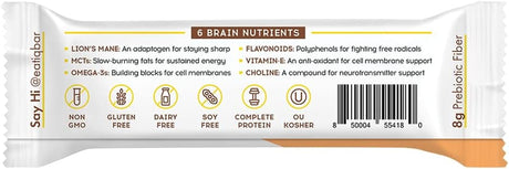 IQBAR Brain and Body Keto Protein Bar - Banana Nut Keto Bar - Energy Bar - Low Carb Protein Bar - High Fiber Vegan Bar and Low Sugar Meal Replacement Bar - Vegan Snack