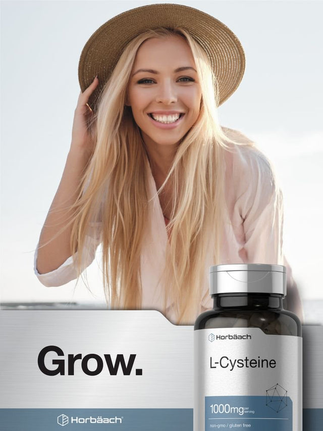 L Cysteine 1000Mg | 100 Capsules | by Horbaach