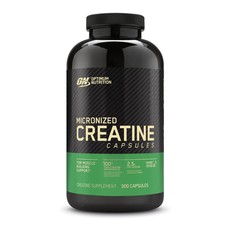 Optimum Nutrition, Micronized Creatine Monohydrate, 300 Capsules, 150 Servings