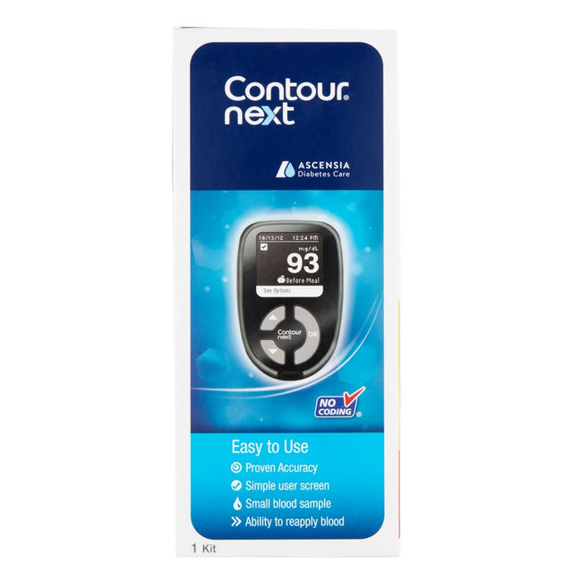 Bayer Contour Next Blood Glucose Monitoring with 20 Test Stripes