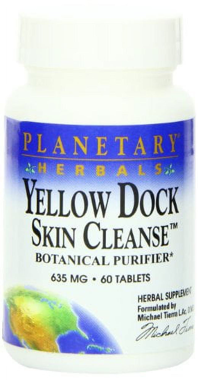 Planetary Formulas Planetary Herbals Yellow Dock Skin Cleanse, 60 Ea