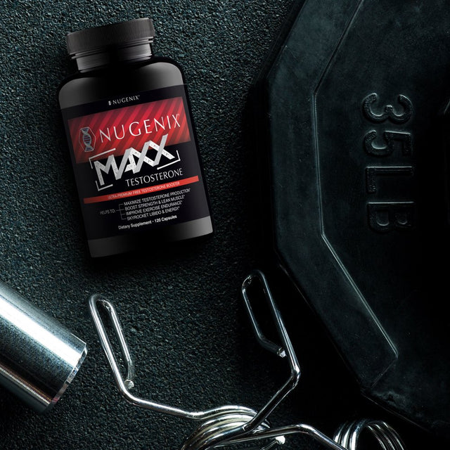 Nugenix Maxx - Maximum Total Testosterone Boosting Formula for Men, 120 Count