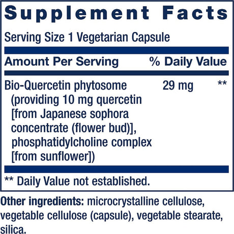 Life Extension Bio-Quercetin, Supports Immune & Heart Health, Potent Antioxidant, Gluten-Free, Once Daily, 30 Vegetarian Capsules