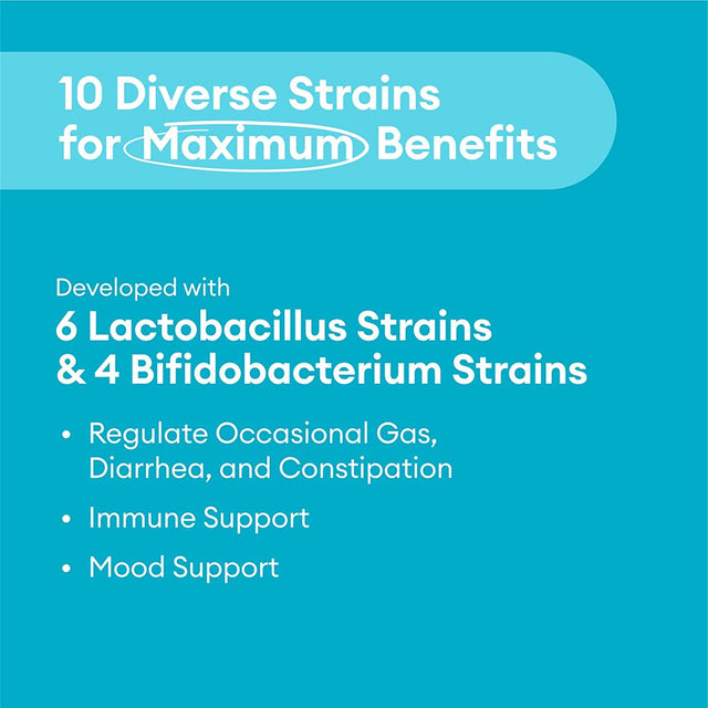 Physician'S CHOICE Probiotics 60 Billion CFU - 10 Strains + Organic Prebiotics - Digestive & Gut Health - Supports Occasional Constipation, Diarrhea, Gas & Bloating - for Women & Men - 30Ct