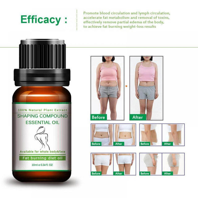 Massage Fat Burner Weight Loss Cellulite Removal Slimming Oil Body Leg Waist anti Cellulite Fat Burning Skin Care Oil