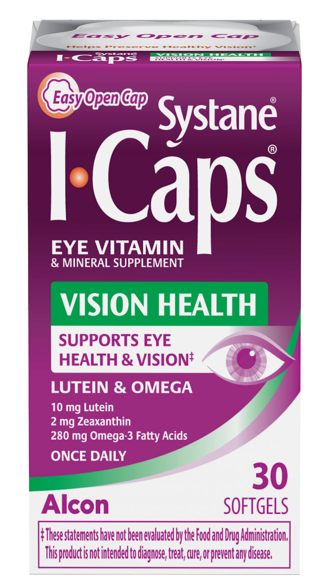 I-Caps Lutein & Omega-3 Eye Vitamin Softgels, 10 Mg, 30 Ct