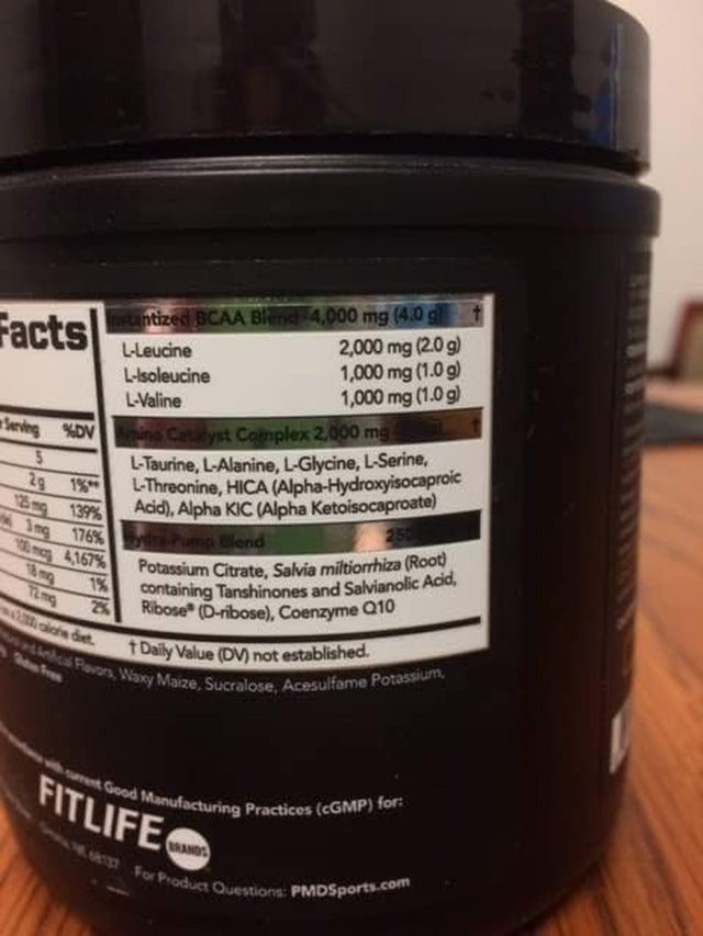 PMD Sports Bcaa'S Stim Free for Recovery and Performance Lemonade (30 Servings) & Siren Labs L-Carnitine Elite Burn Fat Loss Support Strawberry Blast 3000 Mg (32 Servings)