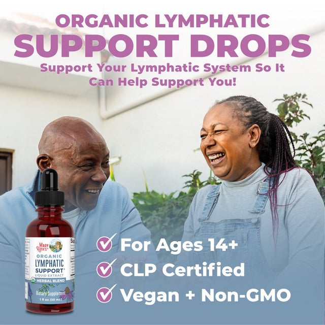 Maryruth'S | USDA Organic Lymphatic Support Liquid Herbal Supplement | Optimum Fluid Levels & Immune Function | Vegan, Non-Gmo | 1 Fl Oz / 30Ml | Eldberberry