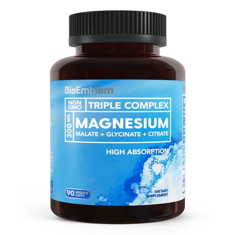 Bioemblem Magnesium Glycinate, Malate, Citrate Complex and Beauty Probiotics for Women