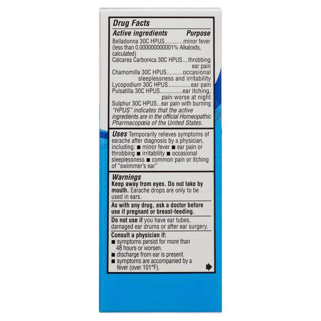 Equate Homeopathic Earache Drops 0.33 Fl Oz