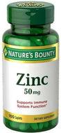 Nature'S Bounty Zinc 50 Mg Caplets 100 Ea (Pack of 3)