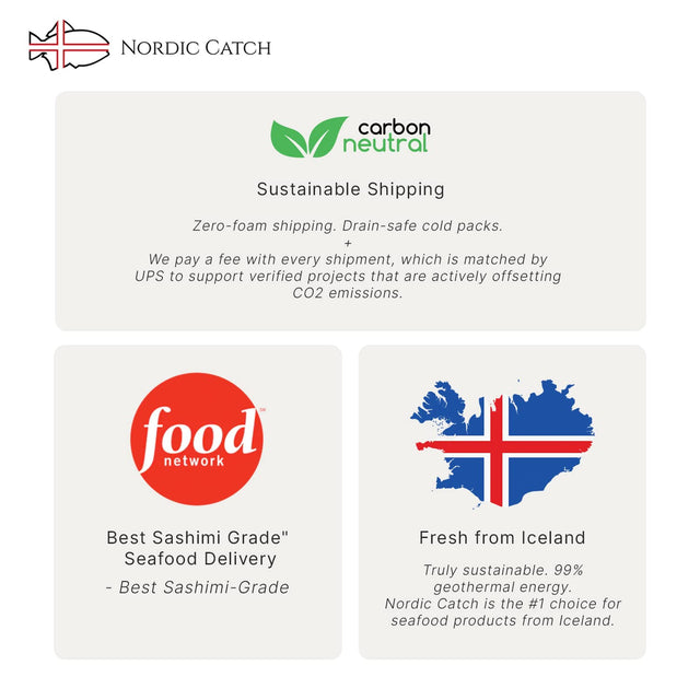 Nordic Catch Freeze Dried Cod Bites Seafood Snacks - Chips Made from Wild Caught Icelandic Fish - Healthy Snack, Rich in Omega 3 Fatty Acids, Protein Packed Keto Friendly Food - 35G Resealable Bag