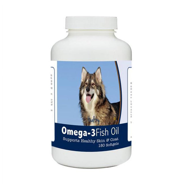 Healthy Breeds 840235184980 Utonagan Omega-3 Fish Oil Softgels, 180 Count