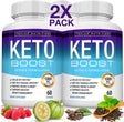 Keto Boost Diet Pills Ketosis Supplement - Natural Exogenous Keto Formula Support Energy & Focus, Advanced Ketones for Ketogenic Diet, for Men Women