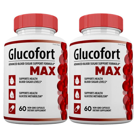 Glucofort MAX Blood Sugar Support Capsules 60 Capsules 2 Pack