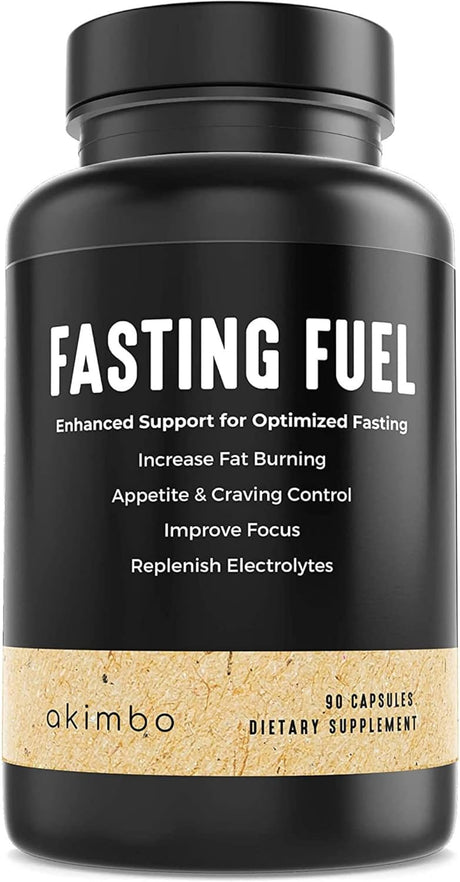 Fasting Fuel 2.0 - Intermittent Fasting Optimization Supplement - Electrolytes, L-Carnitine (ALCAR), ALA, Green Tea Extract - 90 Capsules