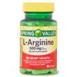 Spring Valley L-Arginine Amino Acid Supplements, 500 Mg, 50 Count