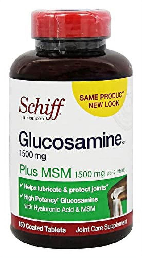 Schiff Glucosamine plus MSM 1500 Mg, 150 Count